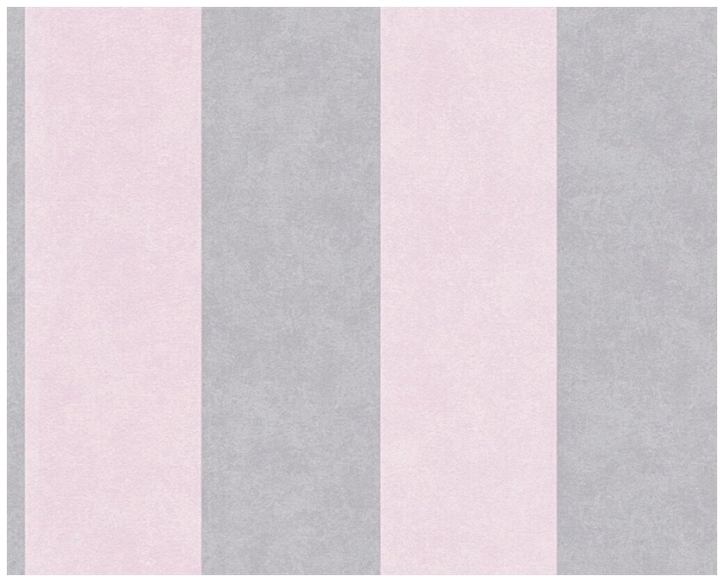 Обои A.S. Creation коллекция Memory | Pop Style артикул 32990-3 винил на флизелине ширина 53 длинна 10,05, Германия, цвет серый, розовый, узор полосы