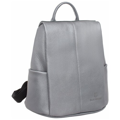 фото Маленький рюкзак из рельефной кожи blackwood cabot silver grey