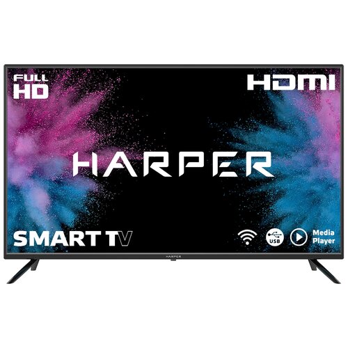 37 Телевизор HARPER Телевизор Harper 40F660TS 2018 2018 VA, черный телевизор harper 40f660ts