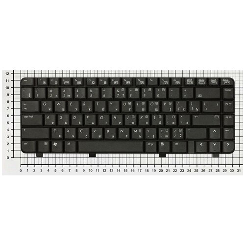 Клавиатура для ноутбука HP PK130100300 русская черная 126000₽