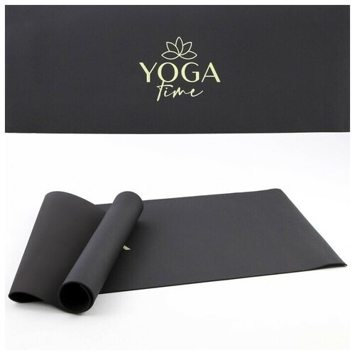 Коврик для йоги Yoga time, 173 х 61 х 0,4 см (1 шт.) коврик для йоги девушка и лотос 173 х 61 х 0 4 см цвет синий