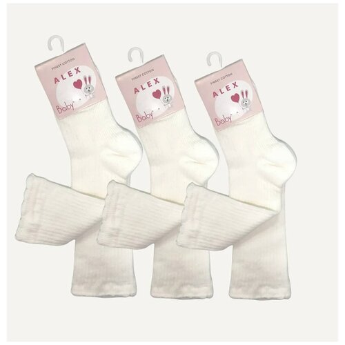 Носки для новорожденных размер 12-18, baby socks (3 пары)