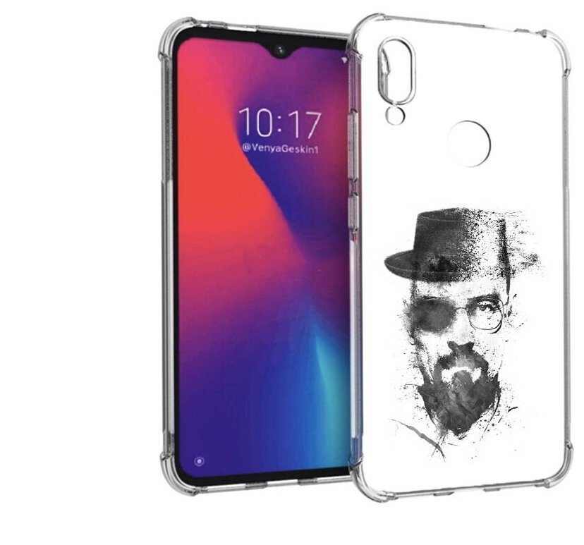 Чехол задняя-панель-накладка-бампер MyPads загадочный человек для Xiaomi Redmi Note 7/Note 7 Pro/Xiaomi Redmi Note 7S противоударный