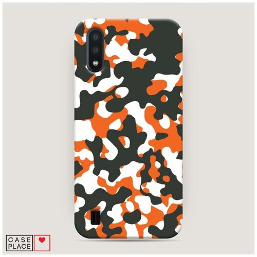 фото Чехол пластиковый samsung galaxy a01 камуфляж 6 case place