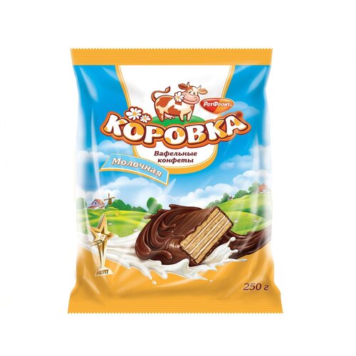 Вафли Коровка молочные 250 г