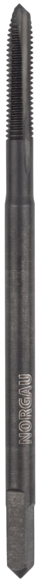 Метчик М25 NORGAU Industrial для обработки сквозных отверстий из стали HSSE (Co5%) с парооксидированной поверхностью машинный