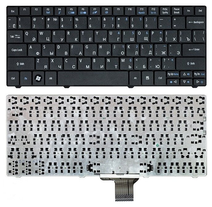 Клавиатура для ноутбука AMPERIN Acer Aspire 1830T 1825 1810T Acer Aspire One 721 722 черная