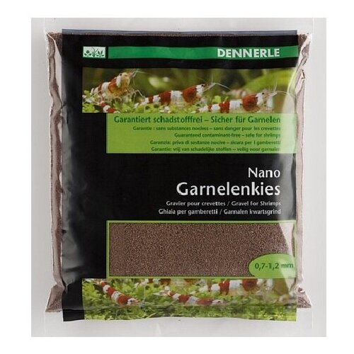 [281.5914] Dennerle Nano Garnelenkies - Грунт для мини-акв. , цвет Borneo brown, 0,7-1,2 мм., 2 кг. (2 шт)