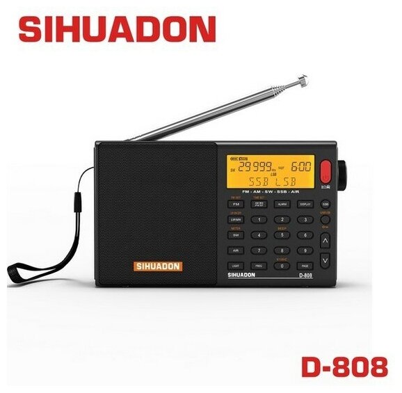 Радиоприемник Sihuadon D-808 Black