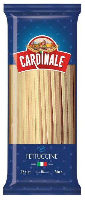 Cardinale макарон. гр. А Фетучини 500г