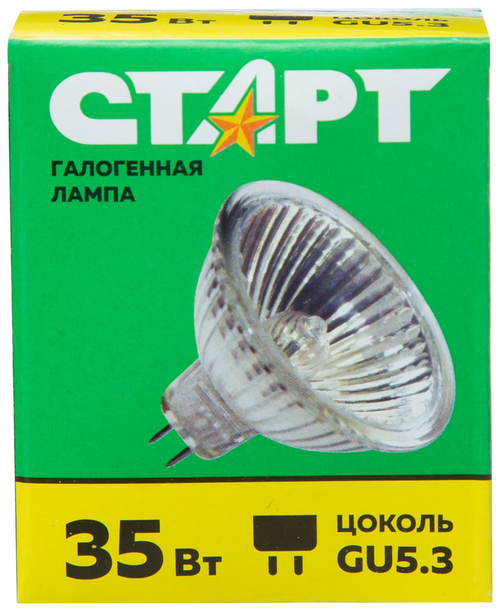 Электрическая лампа старт галог. зеркал.35W GU5.3 12V FMW