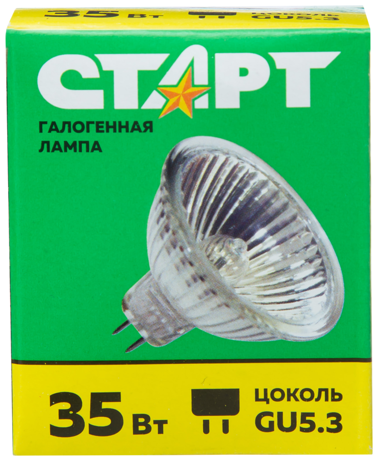 Электрическая лампа старт галог. зеркал.35W GU5.3 12V FMW