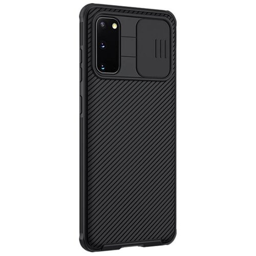 фото Накладка nillkin camshield pro case с защитой камеры для samsung galaxy s20