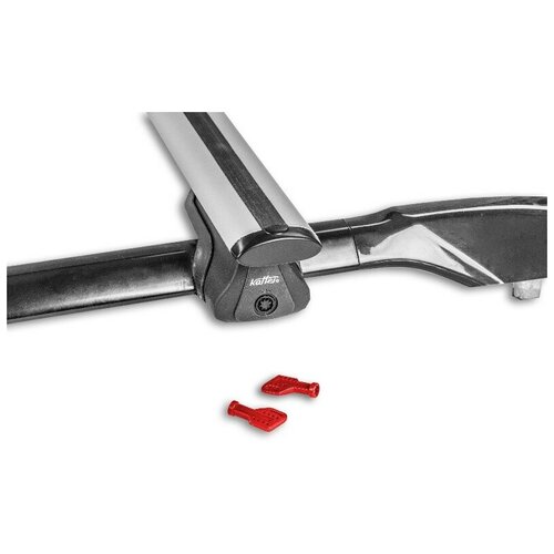 Автобагажник на рейлинги с аэро рейкой 1,3 м, KOFFER