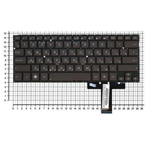 Клавиатура для ноутбука Asus 0KNB0-3621RU00 черная с поддержкой подсветки 212000₽