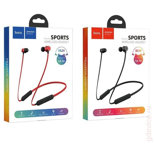 Bluetooth-гарнитура Hoco ES29 красная 110000₽