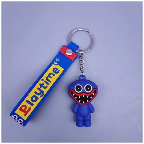 Брелок / Хагги Вагги / Huggy Wuggy / Игрушка, цвет синий
