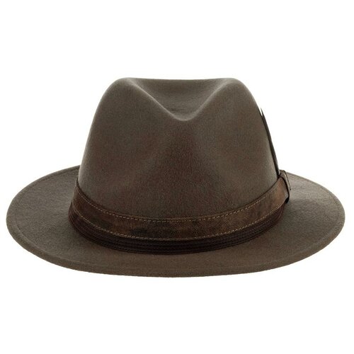 Шляпа федора STETSON 2528116 TRAVELLER WOOLFELT, размер 59