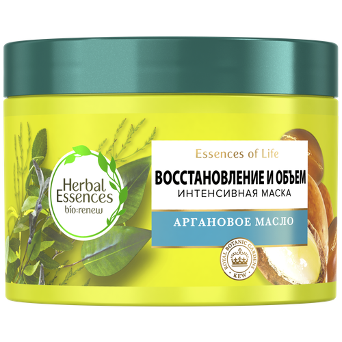 Herbal Essences Маска для волос с Марокканским аргановым маслом для интенсивного восстановления / Хербал Эсенсес /450мл