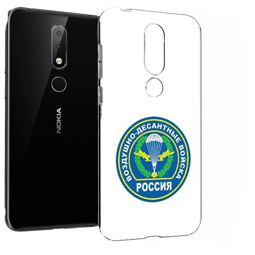 Чехол задняя-панель-накладка-бампер MyPads вдв для Nokia X6/Nokia 6.1 Plus противоударный чехол задняя панель накладка бампер mypads скарабей для nokia x6 nokia 6 1 plus противоударный