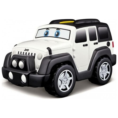 Машинка детская Джип Jeep Wrangler Unlimited для самых маленьких Легкий старт. Bburago Junior 16-81801