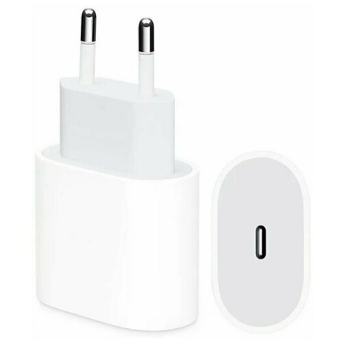 Зарядное устройство для телефона USB Type-C 18W / ЗУ адаптер для зарядки смартфона / Блок питания Power Delivery 3.0 и Quick Charge 3.0