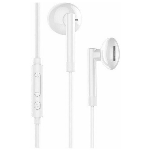 Наушники Hoco M53 проводные вкладыши микрофон Jack 35 12 м белые 61800₽