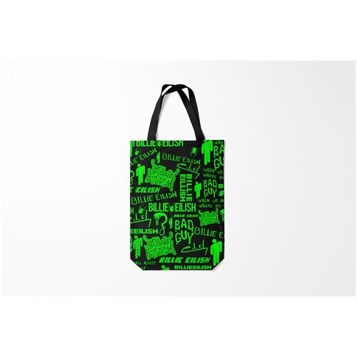 фото Сумка-шоппер / 31х42 см / разная музыка / billie eilish eilish. burnettie