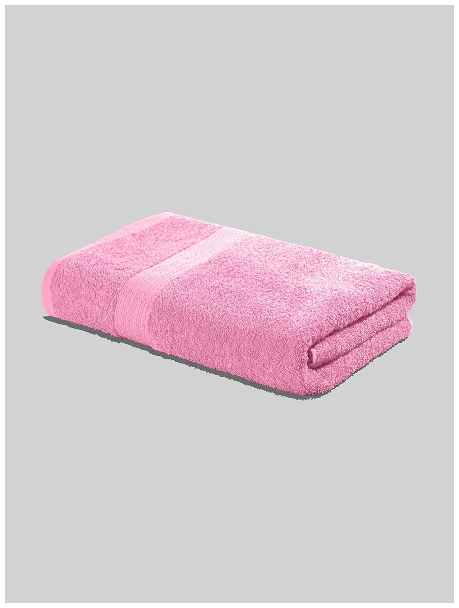 Полотенце розовое 70x140