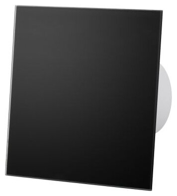 Лицевая панель для вентилятора dRim стекло, черный матовый
