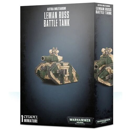 Набор миниатюр Warhammer 40000 Astra Militarum Leman Russ Battle Tank military merkava m1m2 99a main battle tank weapon tiger heavy tank building blocks sets mbt army educational toys for children