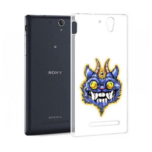 Чехол задняя-панель-накладка-бампер MyPads оракул для Sony Xperia C3/C3 Dual Sim противоударный чехол задняя панель накладка бампер mypads граффити череп для sony xperia c3 c3 dual sim противоударный