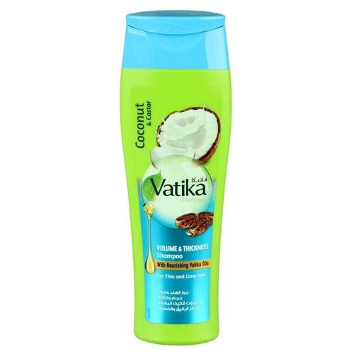 Шампунь для волос Dabur VATIKA Naturals Volume & Thickness для придания объёма, 200 мл