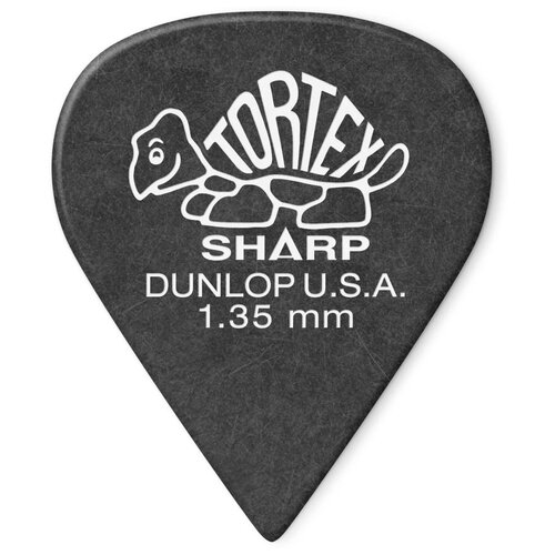 412R1.35 Tortex Sharp Медиаторы 72шт, толщина 1,35мм, Dunlop