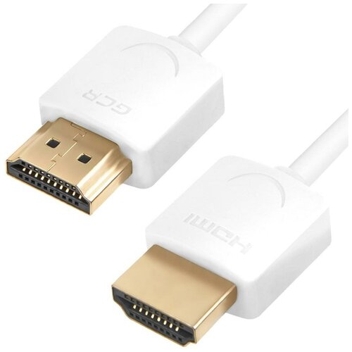 Аксессуар GCR Slim HDMI 2.0 1m White GCR-51481