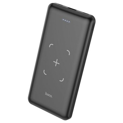 Внешний аккумулятор Hoco J50 10000 мАч беспроводная зарядка 5 Вт 2 А черный 243600₽