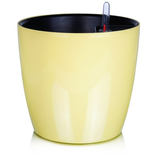 Кашпо с системой автополива Акиби Комфорт, светлая олива, 5,5 л