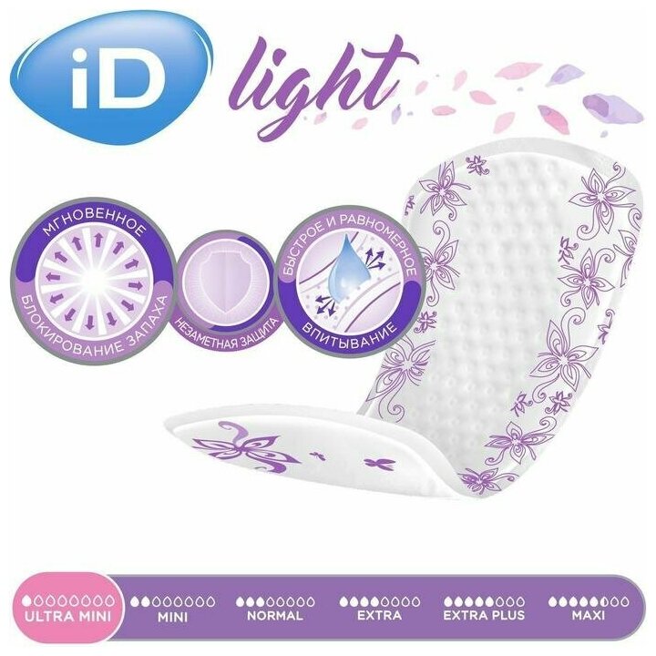 Урологические прокладки iD Light Maxi, 1 уп. по 14 шт. - фотография № 5