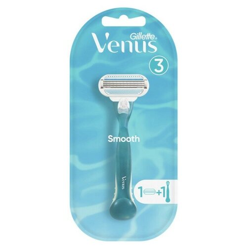 Бритвенный станок Gillette Venus + 1 сменная кассета, 3 лезвия