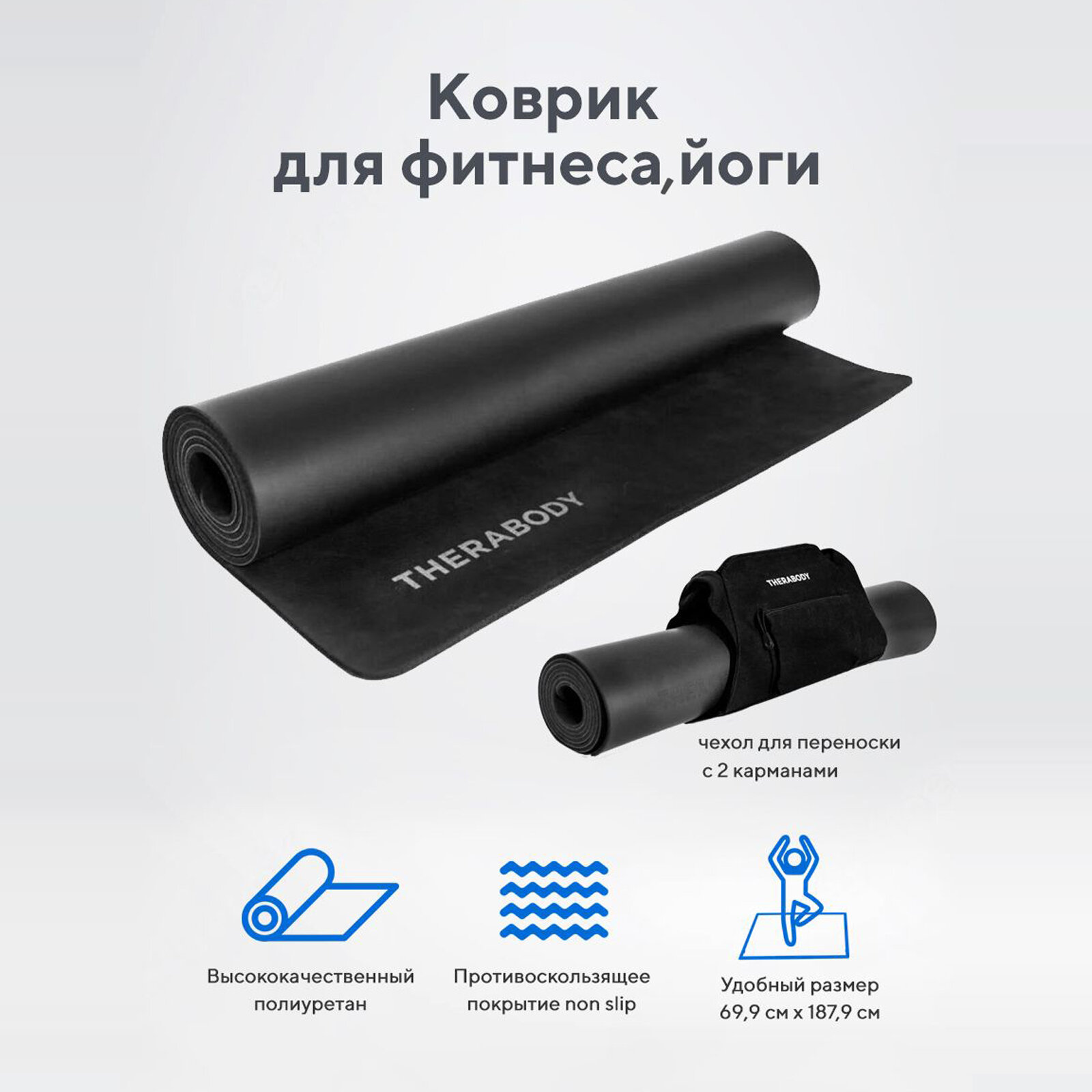 Коврик для фитнеса Theragun