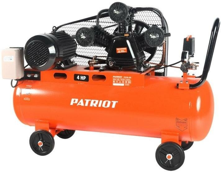 Компрессор масляный PATRIOT PTR 100-670 100 л 3 кВт