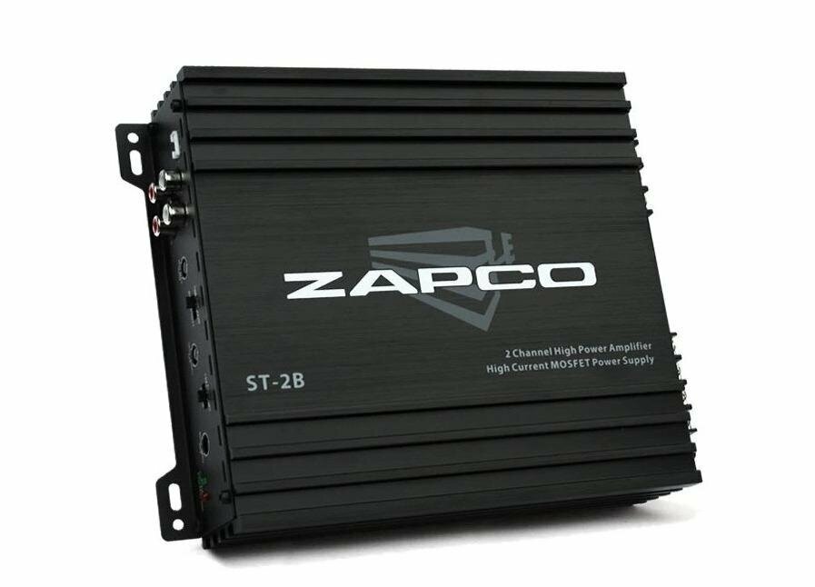 Автомобильная акустика ZAPCO ST-2B -2-канальный усилитель АВ класса