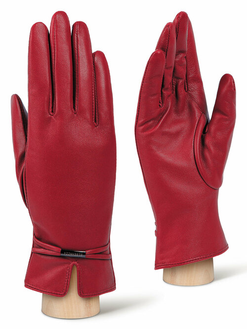 Перчатки ELEGANZZA, размер 6.5, красный