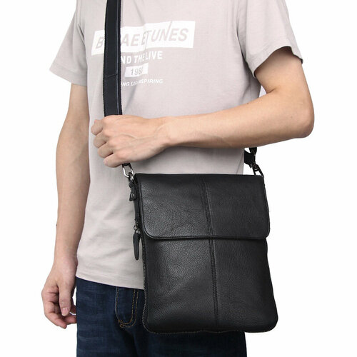 фото Сумка планшет повседневная, внутренний карман, черный guangzhou top quality leather products