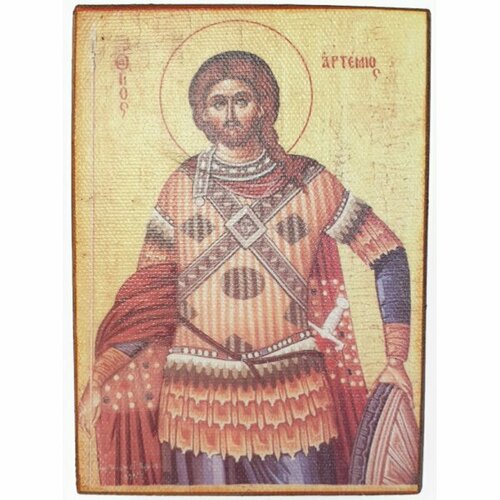 Икона Артемий Антиохийский (копия старинной), арт STO-777