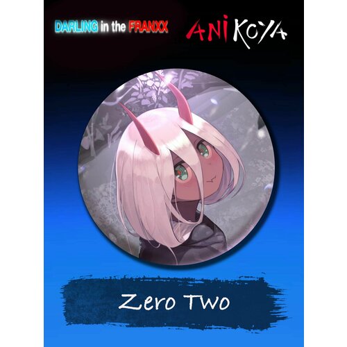 Значок AniKoya darling in the franxx anime tshirt zero two beautiful girl print pattern t shirts men women loose oversized casual t shirt tops