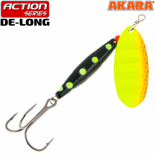 фото Блесна вращающаяся akara action series de-long 2 8 гр. 2/7 oz. a30