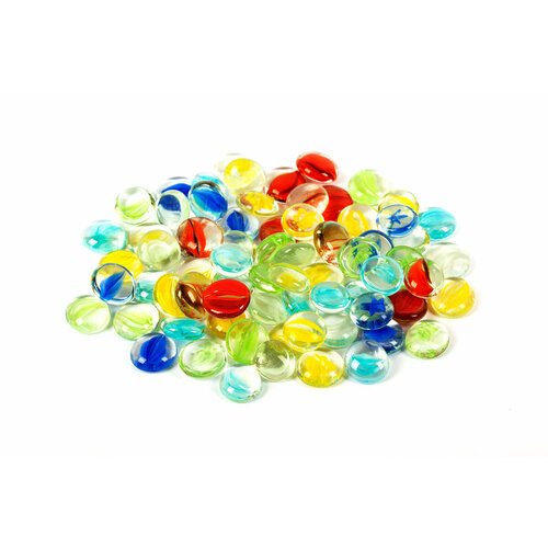 Blumentag GLG-02/17 марблс камни стеклянные 17 - 19 мм 340 г №02 ассорти