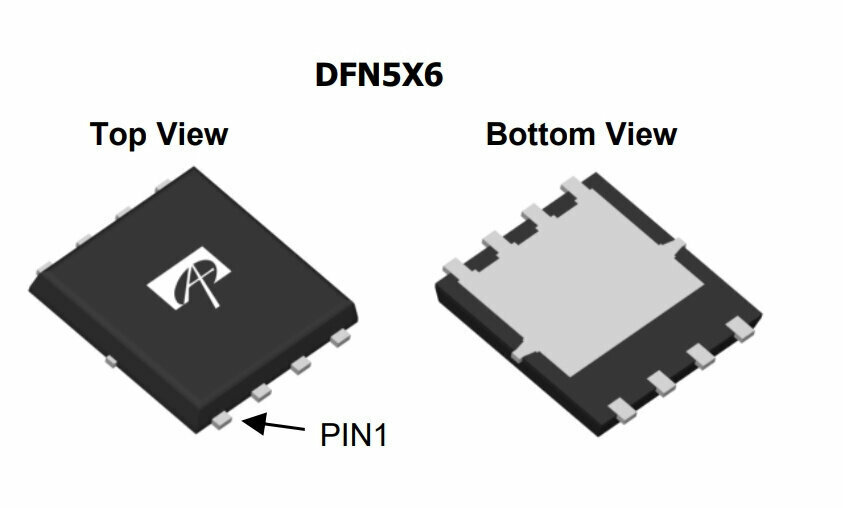 Микросхема AON6248 N-Channel MOSFET 60V 53A DFN5x6