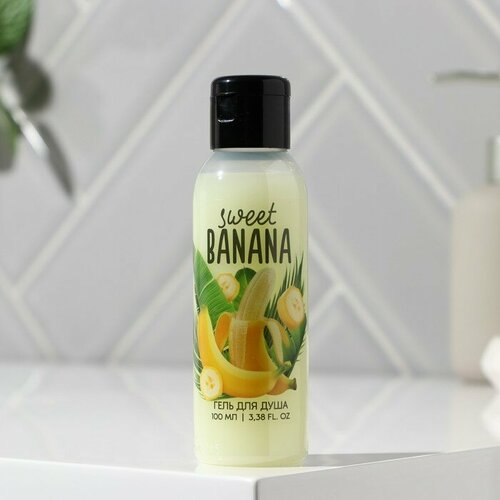 Гель для душа «Sweet Banana» 100 мл, аромат банана, BEAUTY FOX гель для душа sweet pineapple